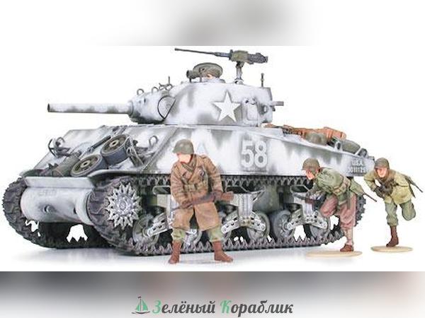 35251 Амер. танк М4А3 Sherman c 105-мм пушкой Howitzer, 4 ф. (неск.вариантов)