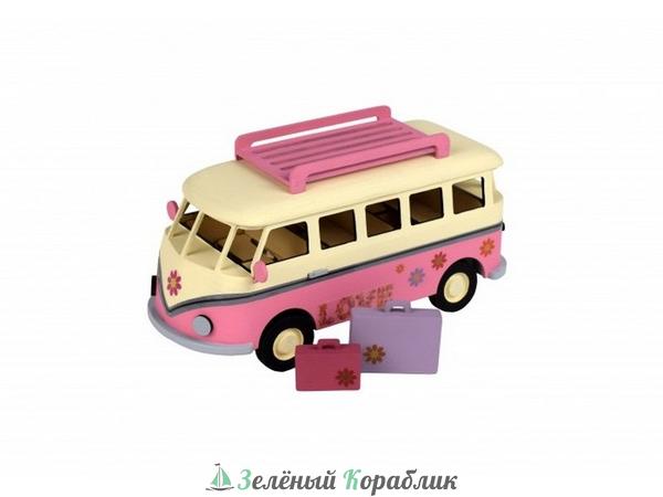 AL30523 Сборная деревянная модель автомобиля Artesania Latina Holiday's Van