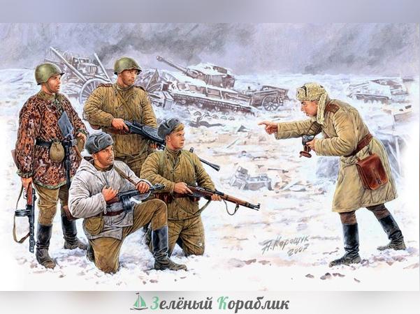 MB3529 Советская пехота. Корсунь-Шевченковская операция, 1944, фигуры