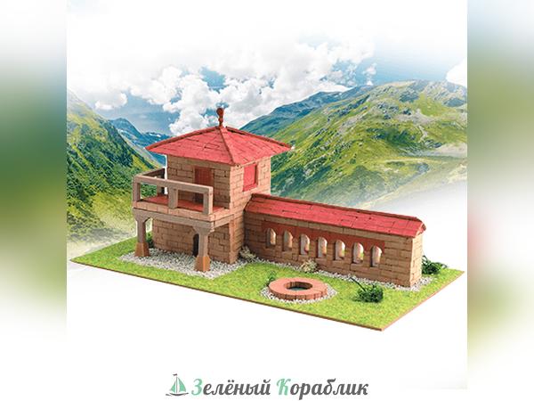 KR30332 Керамический конструктор из кирпичиков Keranova Монастырь, из обожженной глины