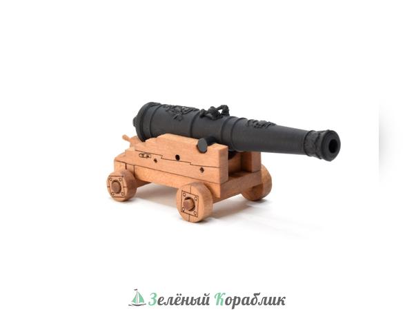 DV176 Сборная модель французской 24-фунтовой пушки (XVIII век) (масштаб 1:48)