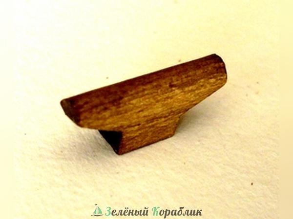 M0164 Утка крепительная, деревянная, орех, 10 мм, 10 шт.