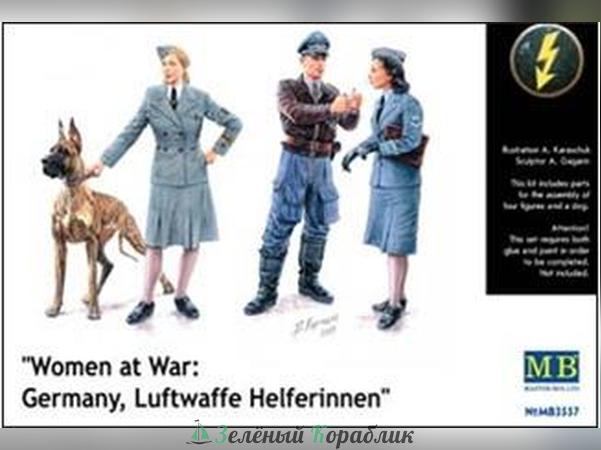 MB3557 "Женщины на войне: помощники Luftwaffe, Германия", 2МВ