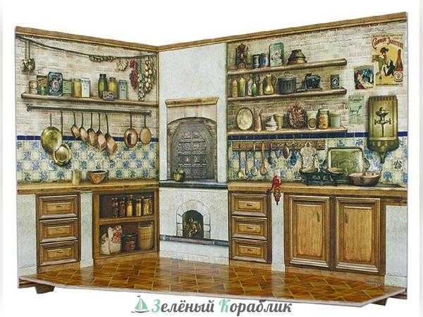 UB291-4 Румбокс для коллекционного набора мебели "Кухня"