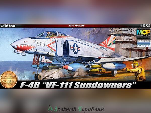 AC12232 Американский самолёт F-4B McDonnell Douglas, Phantom II F-4B Sundowners