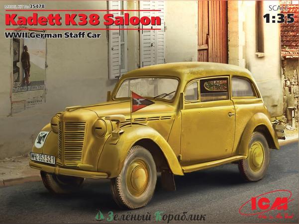 ICM-35478 Kadett K38 Saloon, германский легковой автомобиль 2МВ