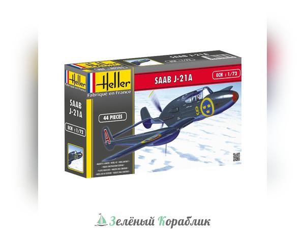 HE80261 Шведский самолёт SAAB J21