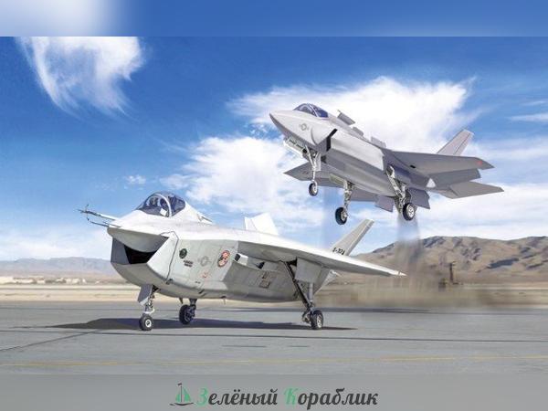 1419IT Самолёт Joint Strike Fighter program X-32A and X-35B